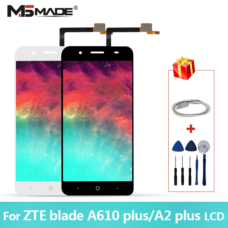 5," для ZTE Blade A610 plus A2 plus BV0730 дисплей сенсорный ЖК-экран дигитайзер AAA Качество запасные части