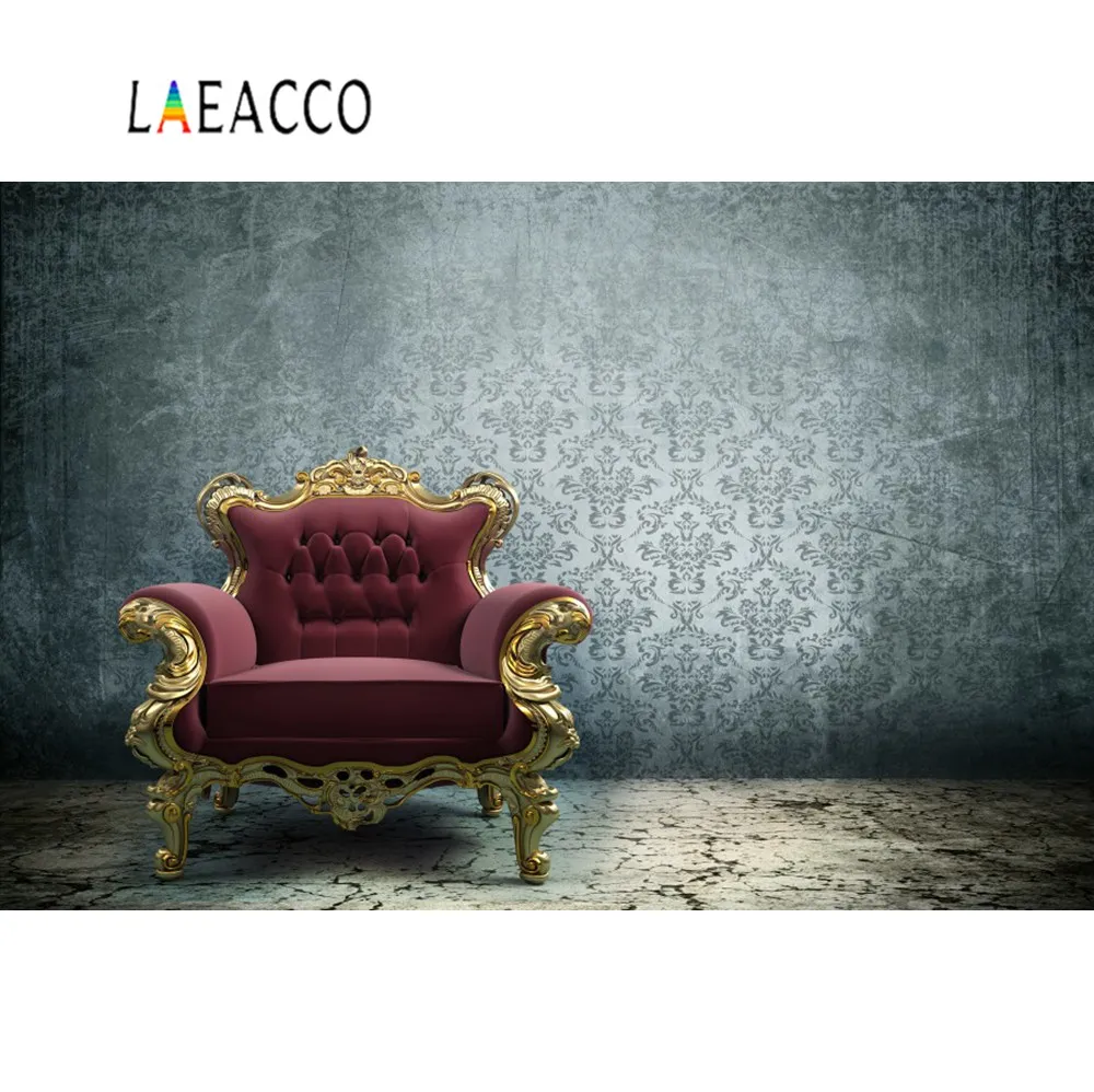 

Laeacco Photography Backdrops Grunge Interior Armchair Portrait Scene Baby Photographic Backgrounds Photocall For Photo Studio