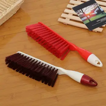 

New Long Handle Bristles Bed Brush Wooden Anti-Static Fabric Brushes Carpet Sofa Clothes Sweeping Broom Household Cleaning Tools