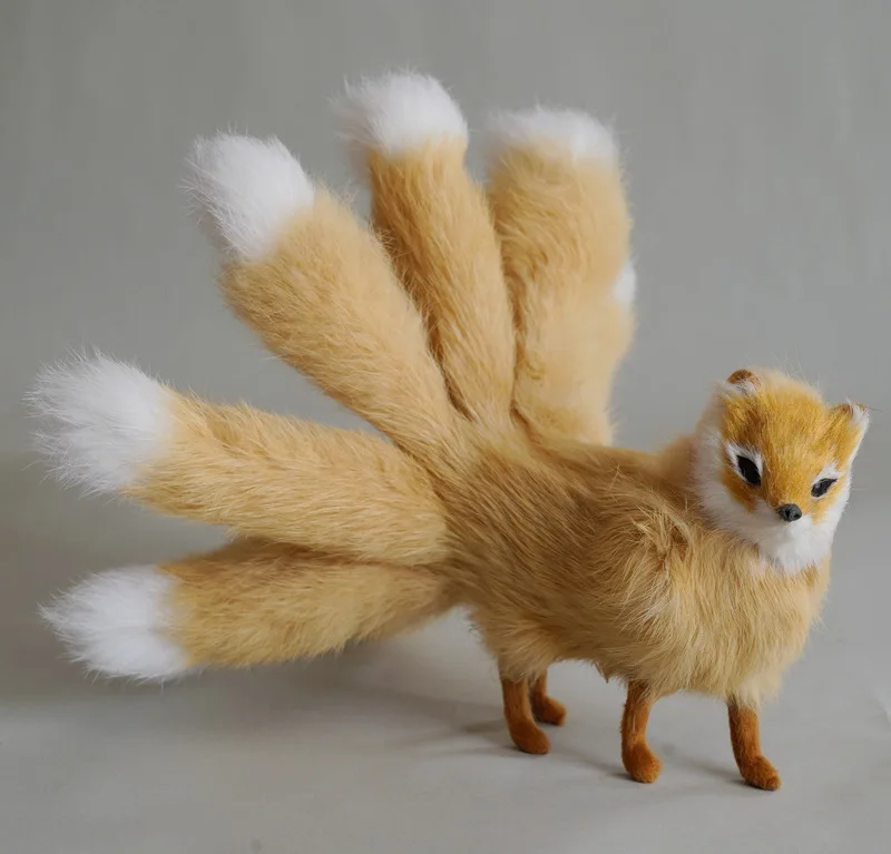 real stuffed fox