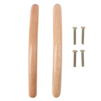 Kitchen Cabinet Furniture Handle Solid Wooden Cabinet Knob And Handle Dresser Door Drawer Wood Pull