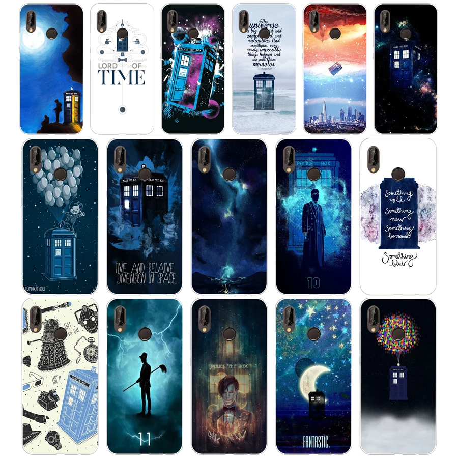 Чехол из мягкого силикона ТПУ 249FG Tardis Box Doctor Who для huawei Mate P20 P30 Llte Pro Y6 Y7 2019|Бамперы| |
