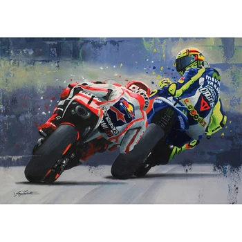 

5D Complete Diamond Painting Motorcycle Round / Square Cross Stitch Diamond Embroidery Racer Home Decoration Gift