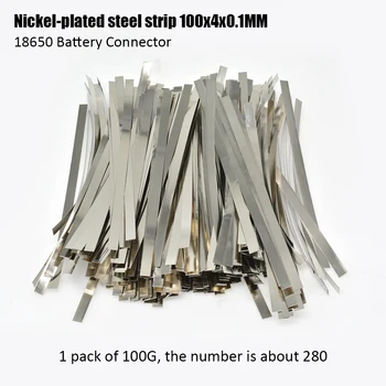 

diymore BMS 18650 Li-ion Battery Nickel Sheet Plate Nickel Plated Steel Belt Strip 0.1MM 18650 Cells Connector Welding