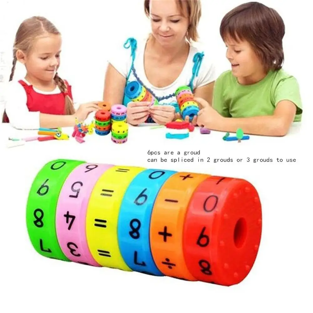 6 Layers Kids Digital Cube Puzzle Play Number Maths Children Fun Toy Toddler UK 