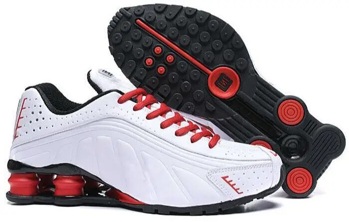shox r4 мужские кроссовки наивысшего качества NEYMAR OG COMET красный гонщик синий черный металлик мужские кроссовки спортивные кроссовки 40-45 - Цвет: N