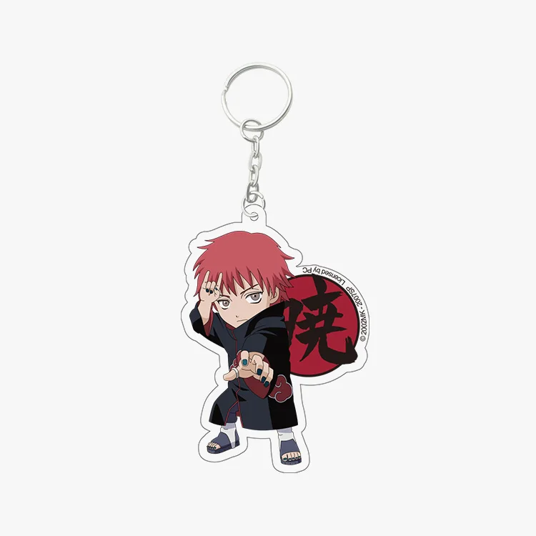 Anime NARUTO Akatsuki Uchiha Itachi Cosplay Props Pein Pain Sasori Konan Deidara Kisame Kids Adult PVC Keychain Pendant Toy New