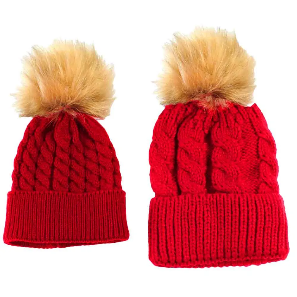 Зимние шапки для женщин, Серые вязаные шапочки Skullies Beanies, женская шапка с помпоном, Повседневная шапка, Женская Толстая теплая шапочка, шапки для девушек