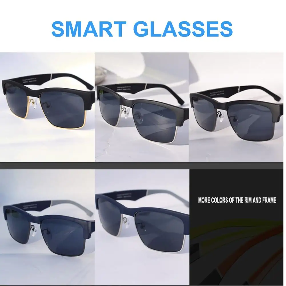 K2 Open Oriention Audio Glasses Smart Wireless Bluetooth Headset Glasses Car Sports Sunshade Polarized Bluetooth Glasses for Men