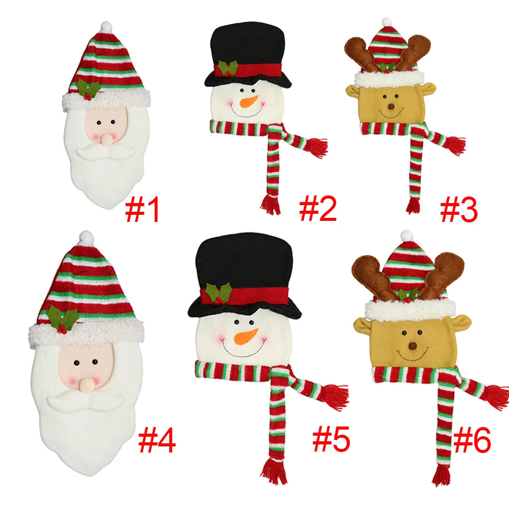 Snowman Tree Topper Non-Woven Celebration Indoor Gift Christmas Tree Decoration Cartoon Ornament Festival Lovely Home Xmas