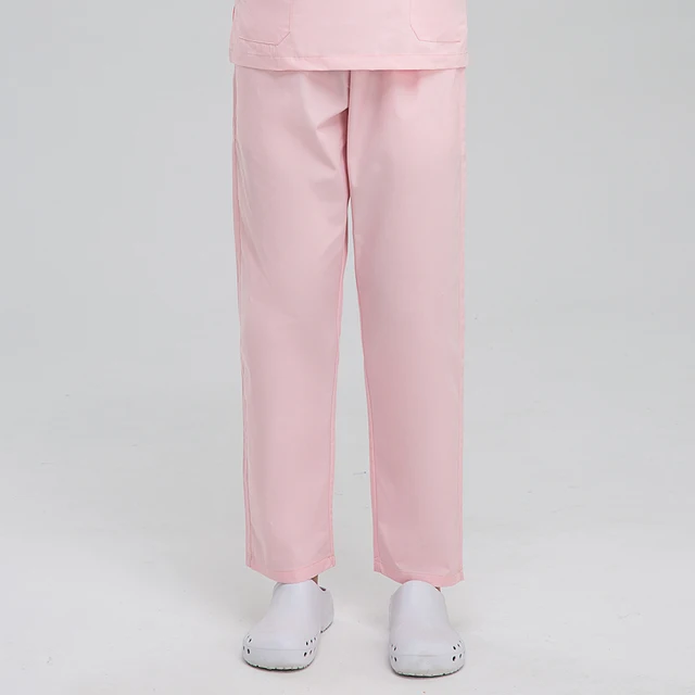 Pants Elastic Waist Pocket Trousers 