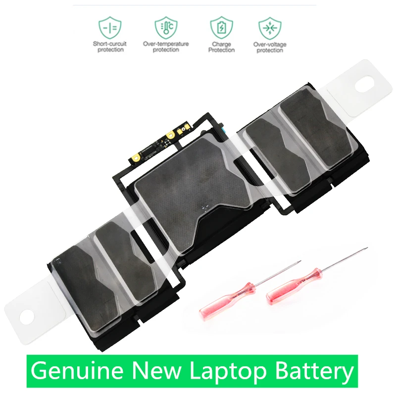 Onevan Nova Bateria Original A1819 para Apple Macbook Pro 13 Inch Polegada A1706 Barra de Toque Série 2023 2023 Anos 11.41v 49.2wh