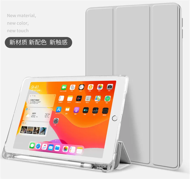 Для Ipad Air 4 2020 10 9 чехол из искусственной кожи для Apple IPad 2 7 8 11 5 6 1 2/3 умный подставка