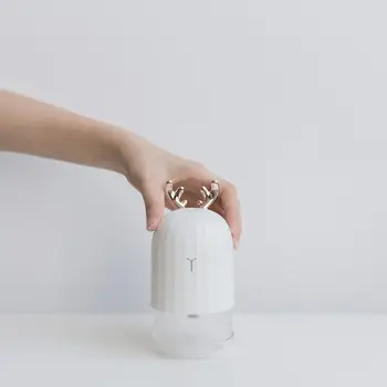 

Cute Deer Mini 220ml Air Humidifier Kit USB Aroma Essential Oil Diffuser A0NC
