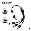 Motherboard Interface 3PIN / 4PIN AURA RGB 1-4 Interface Splitter Addressable D-RGB SYNC Hub Transfer Extension Cable ► Photo 3/6