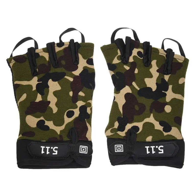 Перчатки с полупальцами для велосипедной спортивной рыбалки, походов, военной тактики, охотничьих перчаток