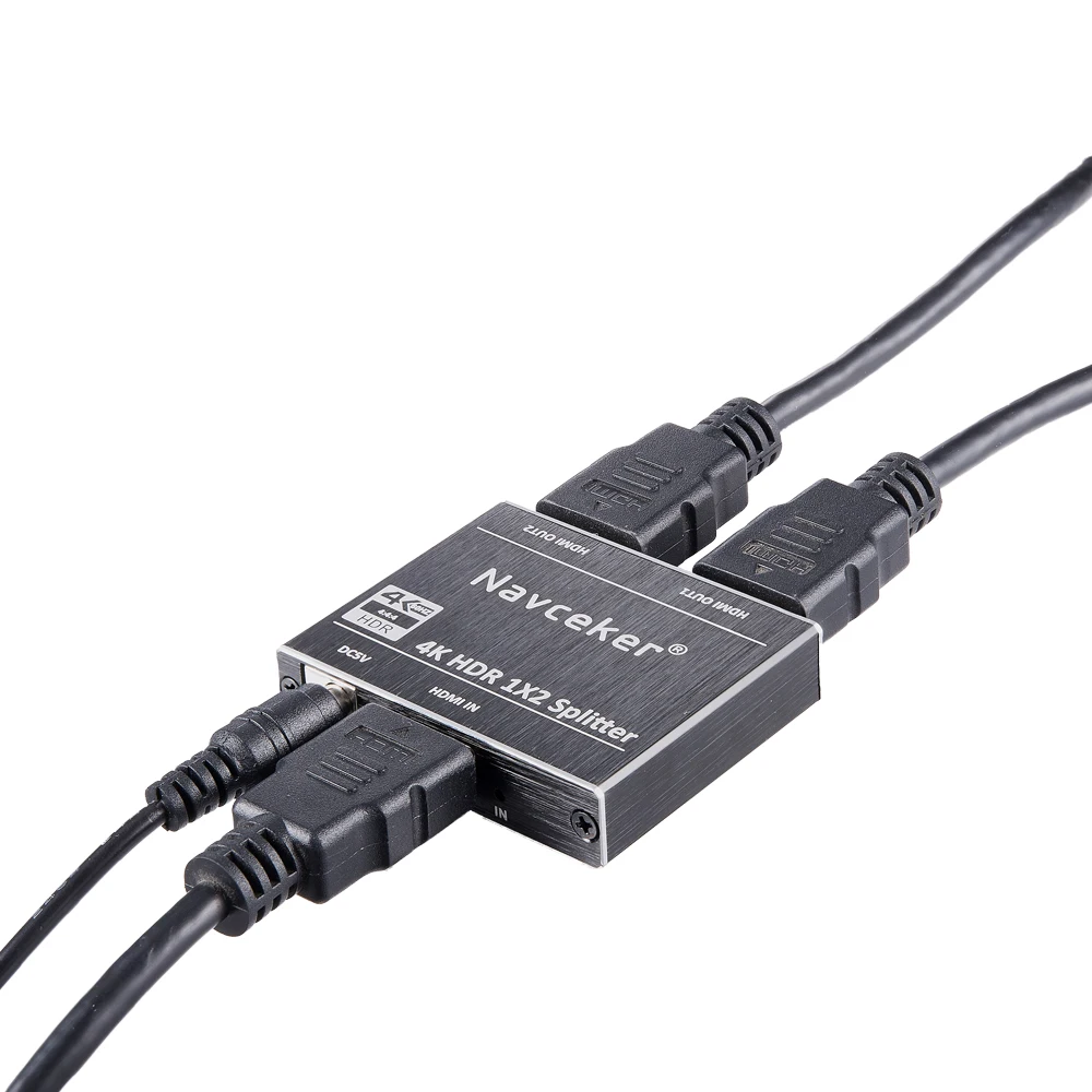 ProAV 4K UHD HDMI Splitter 2.0 1x2 HDMI 2.0 Splitter HDCP 2.2 HDR Splitter HDMI 2.0 4K HDMI2.0 Spli