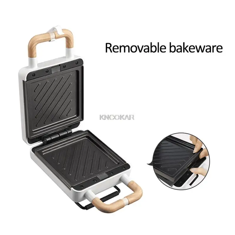 600W Electric Sandwich Maker Waffle Maker Toaster Baking Multifunction Breakfast Machine takoyaki Sandwichera 220V 4