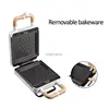 600W Electric Sandwich Maker Waffle Maker Toaster Baking Multifunction Breakfast Machine takoyaki Sandwichera 220V 4
