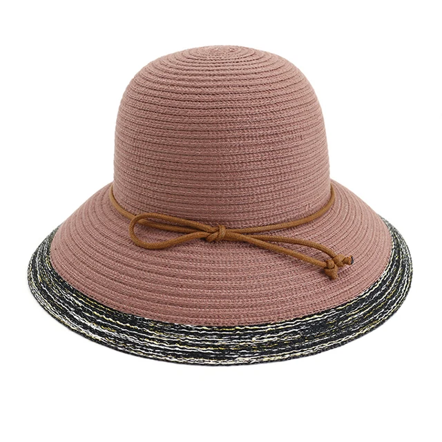 pink beach hat