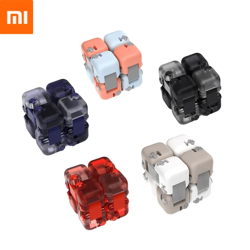 Xiaomi Mitu Спиннер красочные строительные блоки палец Непоседа декомпрессия Игрушка Головоломка сборка куб палец Спиннер игрушка