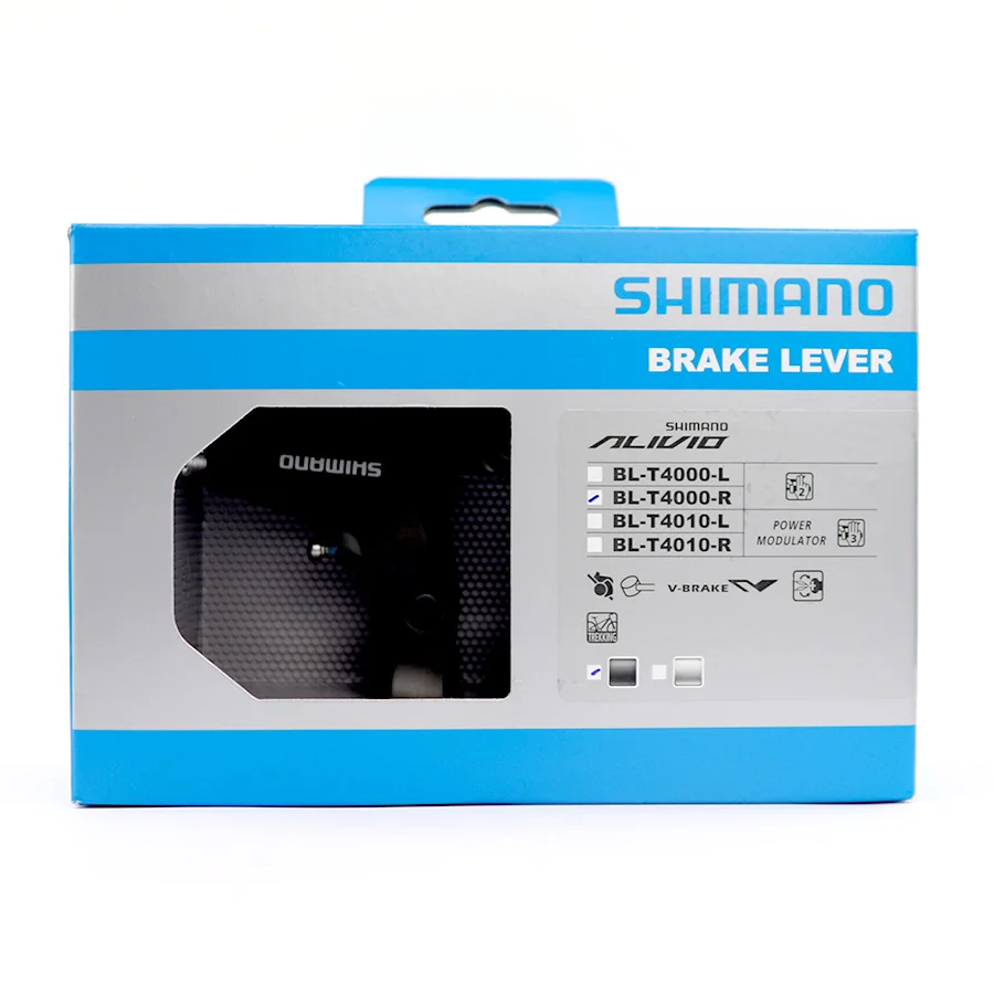 Shimano Alivio BL T4000 V-тормозной рычаг BL-T4000 MTB велосипед mtb тормозной рычаг набор черный - Цвет: Right