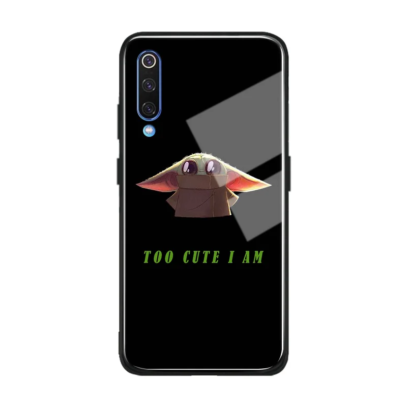 Baby yoda милый meme мягкий силиконовый стеклянный чехол для телефона, чехол для Xiaomi mi 6 8 9 SE mi x 2 2s 3 redmi note 5 6 7 8 pro - Цвет: AE 3748