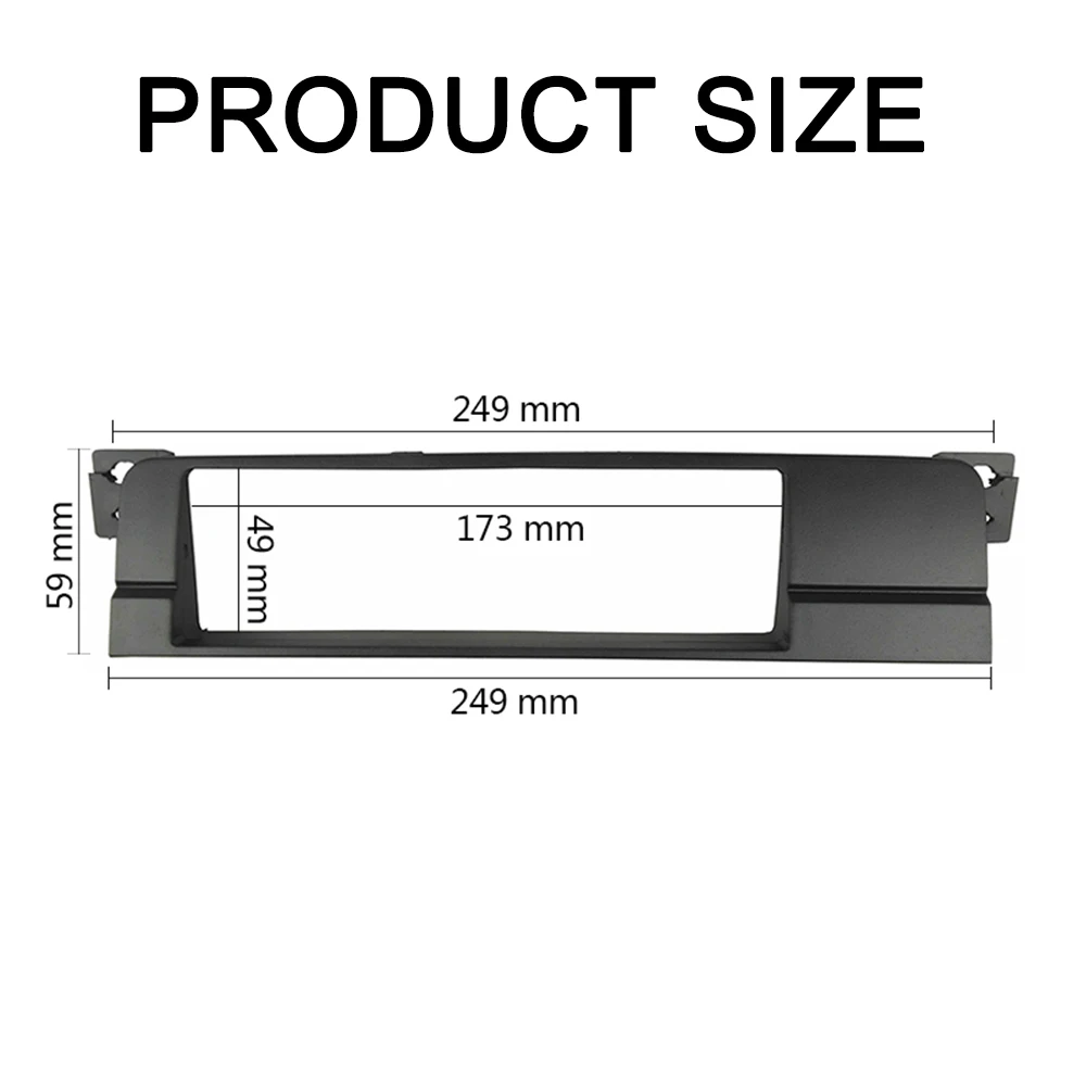 BMW 3 ø E46 1998-2005  1 Din Fascia  CD DVD ׷  Ʈ Ʈ ŰƮ  ġ г  