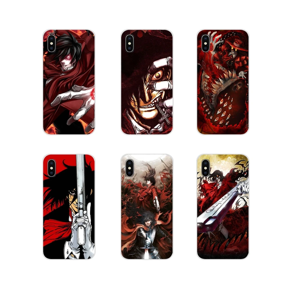 Аксессуары для мобильного телефона чехлы с рисунком из аниме Hellsing Алукард