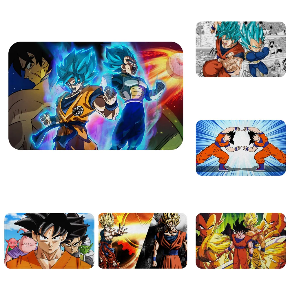 

Turtle Qigiong Anime Dragon Ball Son Goku Mat Bath Carpet Decorative Anti-Slip Mats Room Car Floor Bar Rugs Door Home Decor Gift