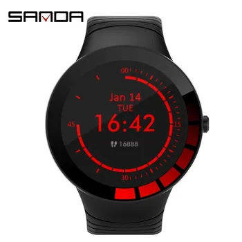

Smart Watch Man E3 Smart Bracelet Monitoring Multi-Function Remind Watch Variety Dial Sports Watches Men SANDA New Fashion 2020