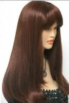 

new vogue dark red health hair Wig wigs for women
