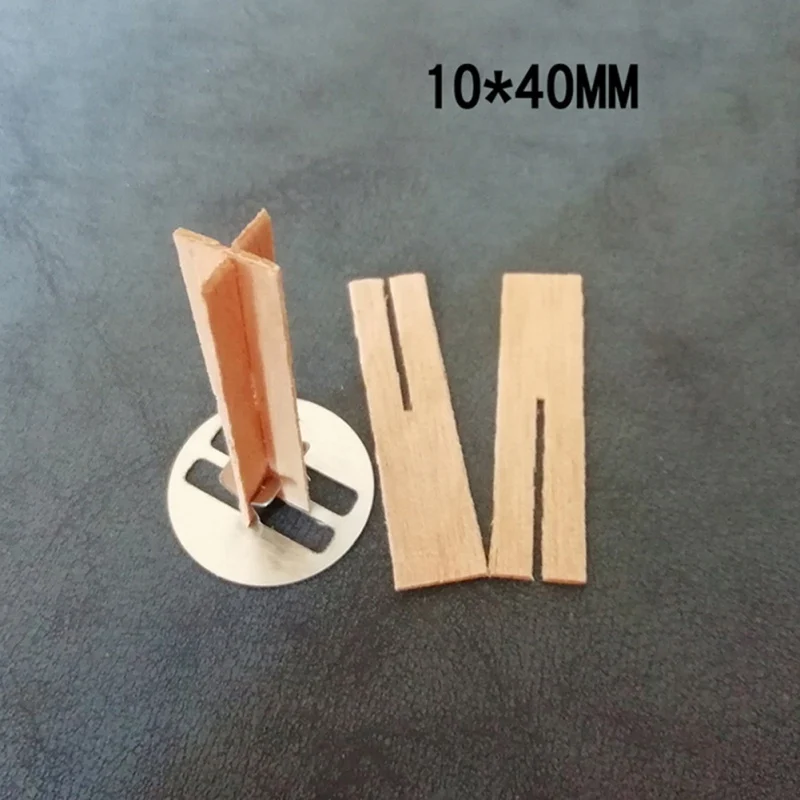 DIY романтическая Свеча для ароматерапии, ядро из натурального дерева, Экологически чистая ель, основание из нержавеющей стали, сборка, аксессуары ручной работы