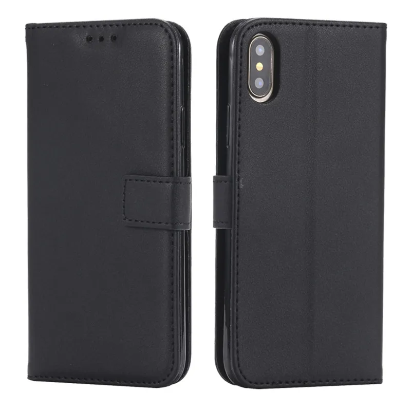 Black Чехол-портмоне с откидной крышкой для samsung Galaxy S10 S9 S8 плюс S6 S7 край S5 S4 S3 mini Note 3 4 5 8 9 Grand Prime G530 Coque Капа - Цвет: Black