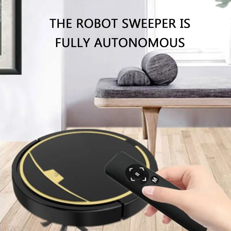 US $71.40 2800PA Robot Vacuum Cleaner With Remote Control Sweep Wet Mopping Floors Carpet Washing Robot Vacuum Cleaner USB Charging