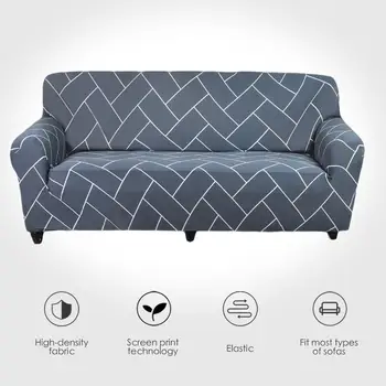 

Stretch Slipcovers Sectional Elastic Stretch Sofa Cover for Living Room Couch Cover L shape Armchair Cover Single/Two/Three seat