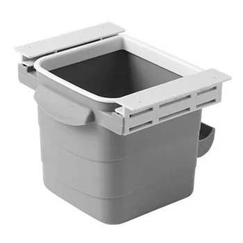 

Self-adhesive Trash Can Hidden Retractable Office Desk Adhesive Dustbin Trash Can Garbage Waste Bin Grac Cubo Basura Cocina