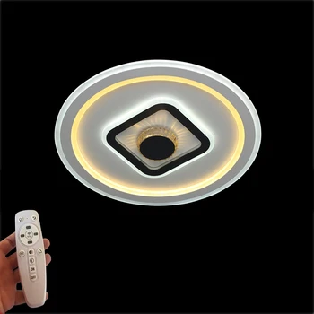 

Modern LED Ceiling Lights Acrylic Creative Lighting Fixtures Living Remote Control dinner room Bedroom Lamp Luminaires