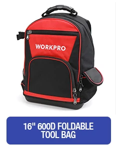 WORKPRO, 2 предмета, сумка для инструментов, комбо 1" и 18", сумки для инструментов, водонепроницаемые дорожные сумки, прочные сумки