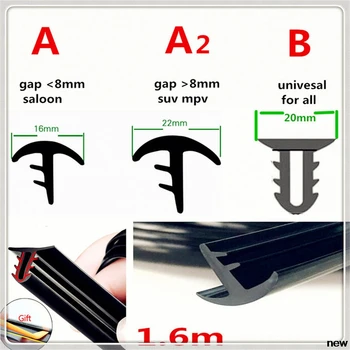 

car Rubber 1.6m Soundproof Windshield Sealing Strip Dashboard for Toyota Yaris Tundra Tacoma RAV4 Corolla Aygo Avalon Auris