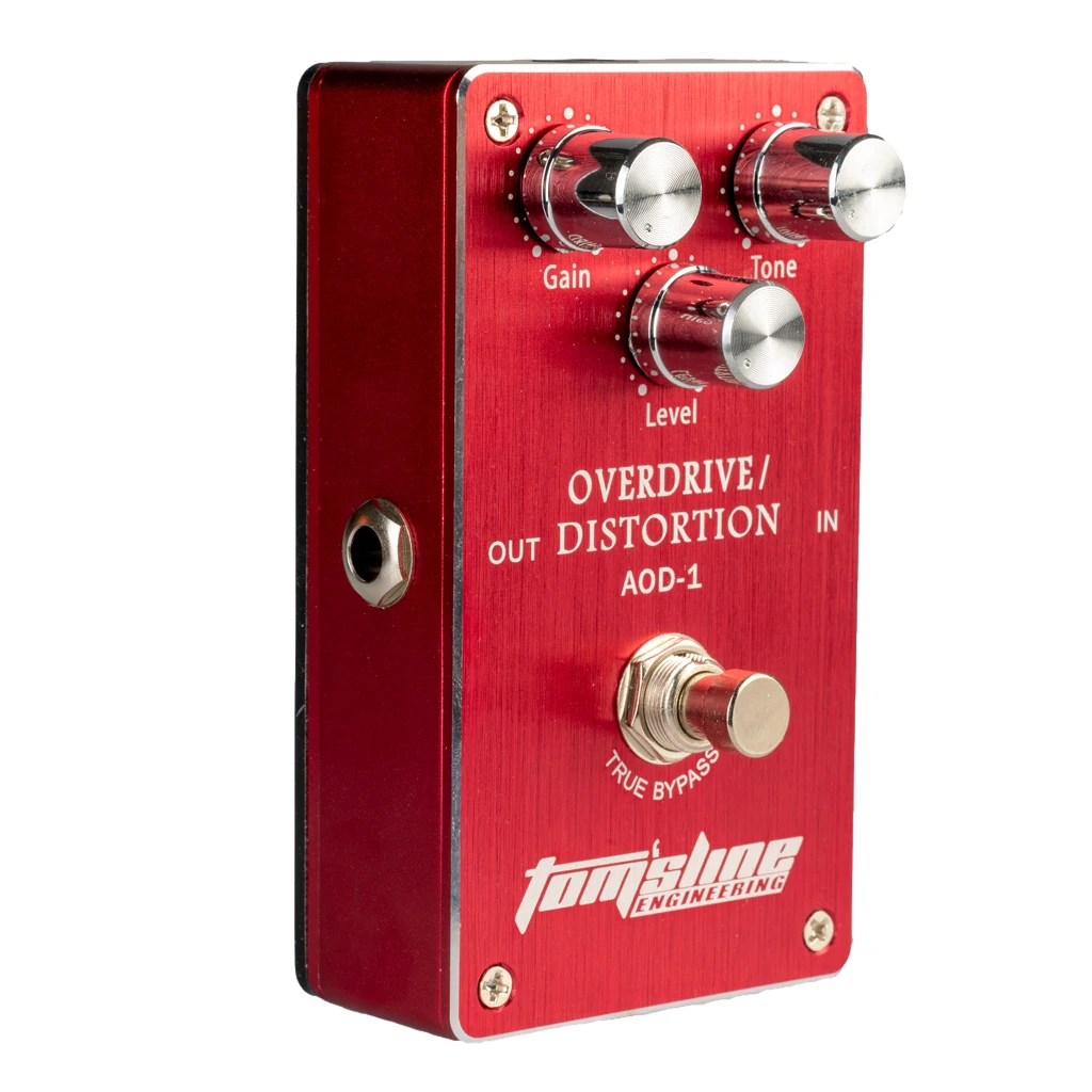 

Durable Metal Guitar Effect Pedal Overdrive Distortion True Bypass AOD-1