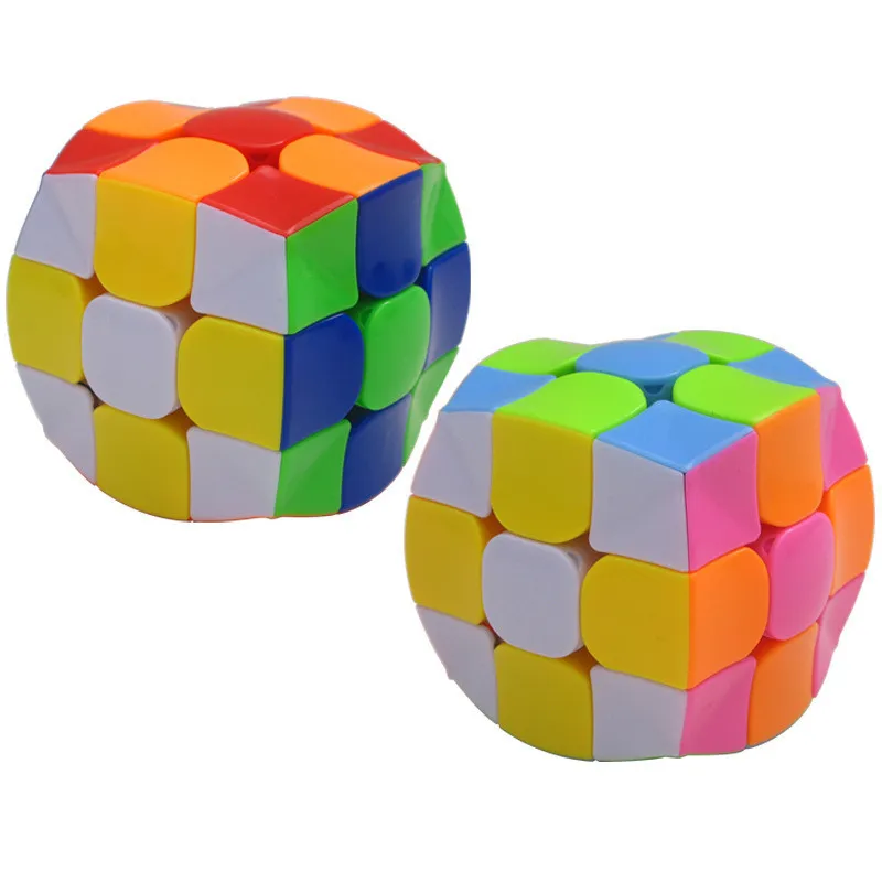 Zcube волна 3x3x3 Профессиональный Многоцветный твист волшебный куб быстрый ультра-Гладкий скоростной Головоломка Куб 3х3 Развивающие детские игрушки подарок