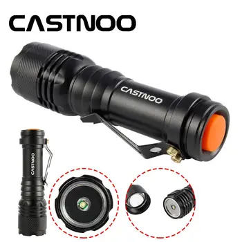 

1000 LM Black Tactical Zoomable LED 3 Modes Flashlight Lamp Light Outdoor Bright Flashlight Work Light