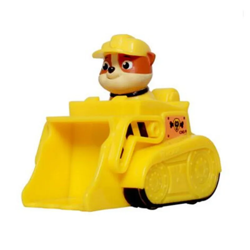 Paw Patrol собака Patrulha Canina Аниме Фигурка автомобиля пластиковая фигурка украшения игрушки для детей на день рождения рождественские подарки