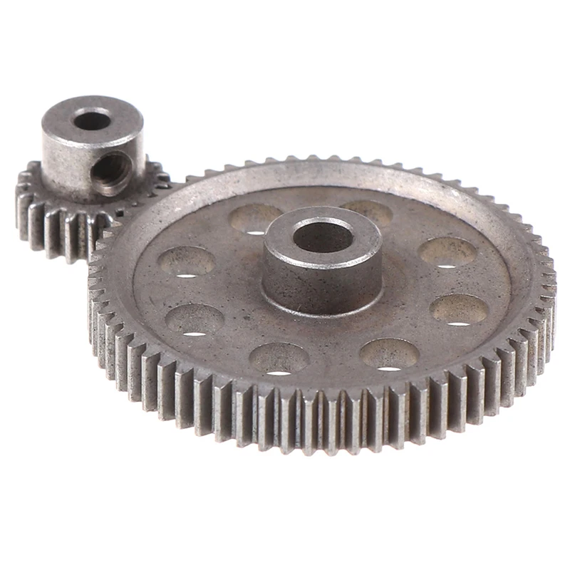2pcs (21t+64t) 11184 &amp 11181 Differential Metal Main Gear 64t Motor 21t Cap Circumference 1/10 94170 Car | Обустройство дома