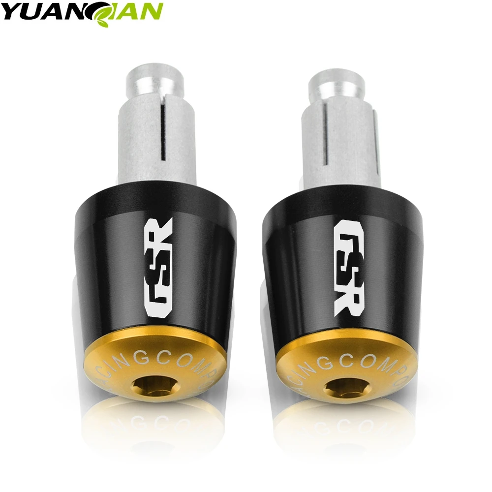 Для GSR 750 600 400 ЧПУ 22 мм Руль рукоятки «Грипсы» бар Кепки концевые заглушки для SUZUKI GSR 600 400 750 GSR750 GSR600 GSR400