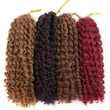 Xnaira Afro Ombre Marley Crochet Braid Hair Fake Colored Strands Synthetic Hair Braids Pre Stretched Braiding Hair Extensions