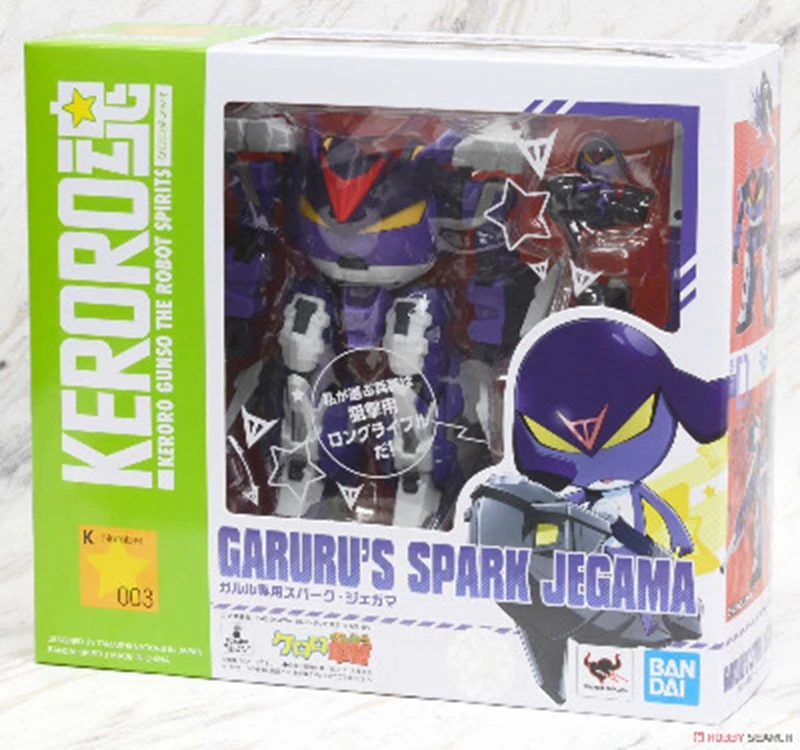 Bandai готовой продукции KERORO soul 003 GARURU Китайские специальные искры JEGAMA ПВХ фигурки Детские куклы игрушки