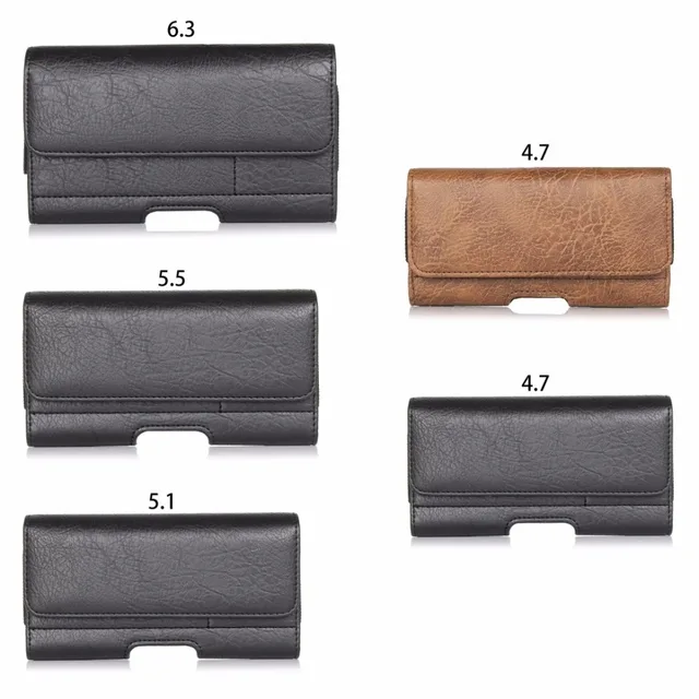 $US $6.81 2019  Outdoor Stone Pattern Belt Pouch PU Leather Phone Cases For All Smartphone Cover With Card sl