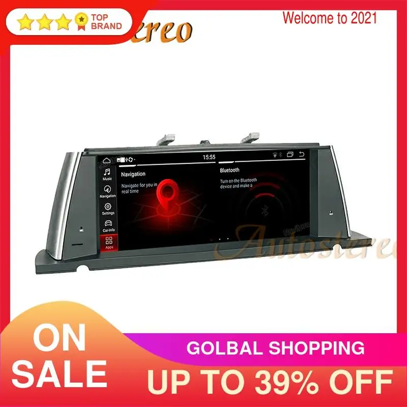 Автомобильный мультимедийный плеер с GPS навигацией Android 10 64 ГБ для BMW 5 серии GT F07 5GT